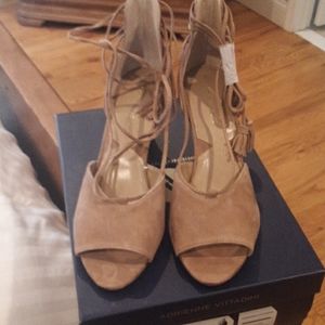 New! Suede wedge sandal